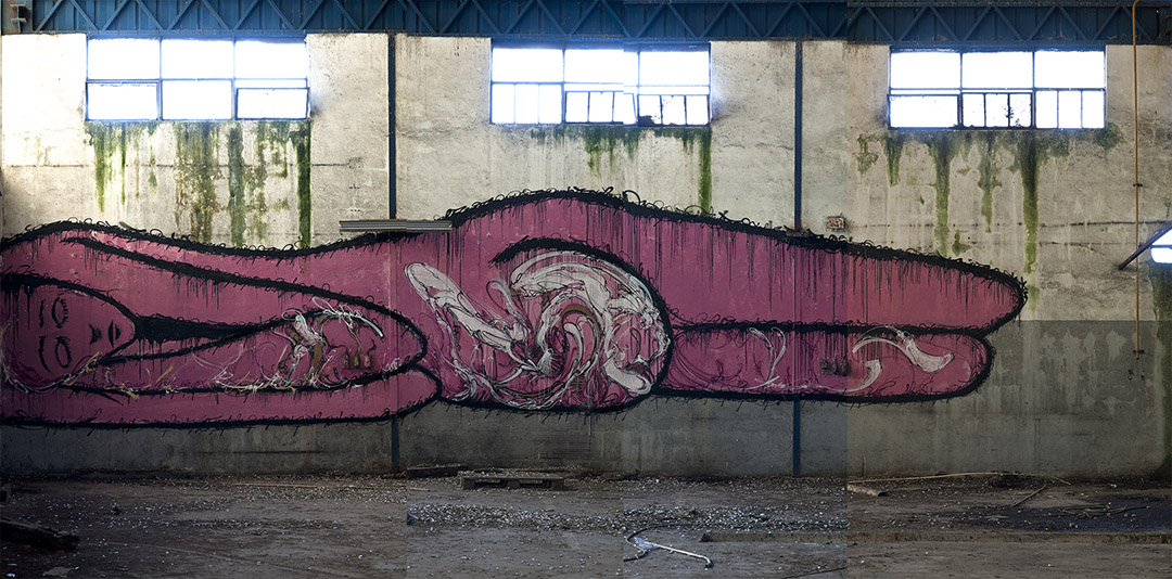 ARM Collective Graffiti Street Art Mural "TIME TRAVELLERS - DREAM" Because Art Matters