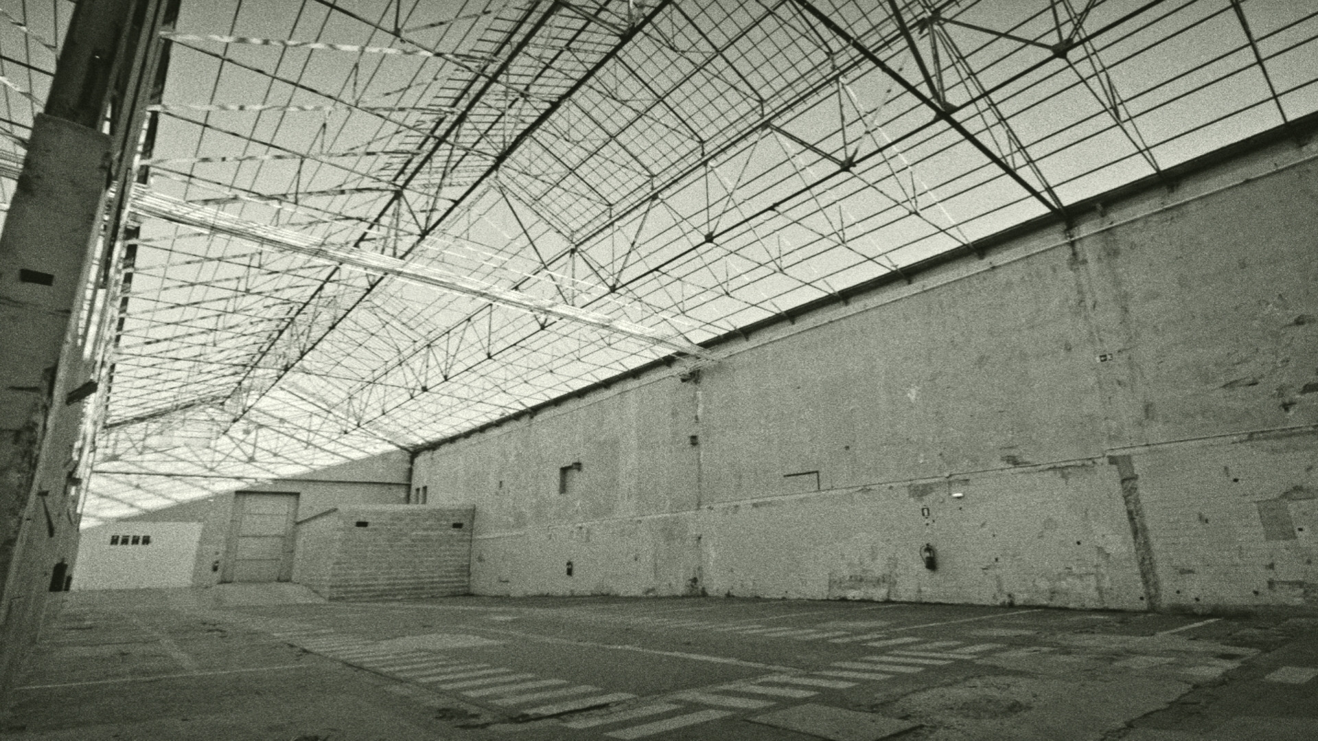 A general view of the Walls That Matter open-air gallery, before painting, produced by Because Art Matters at the 8 Marvila cultural hub in Lisbon