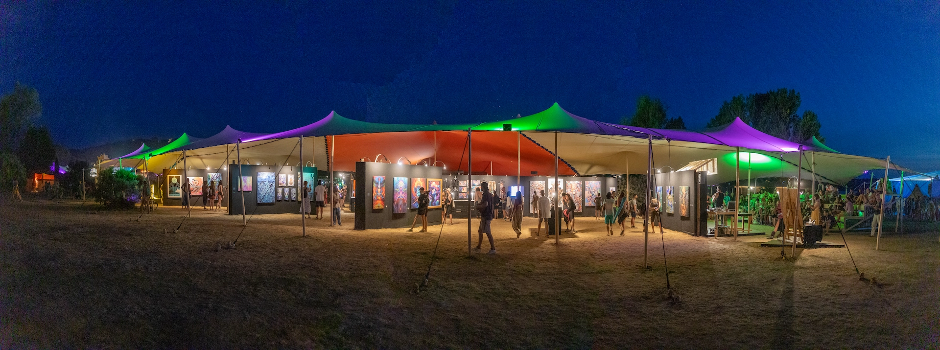 The envisionary art gallery at boom festival 2023
