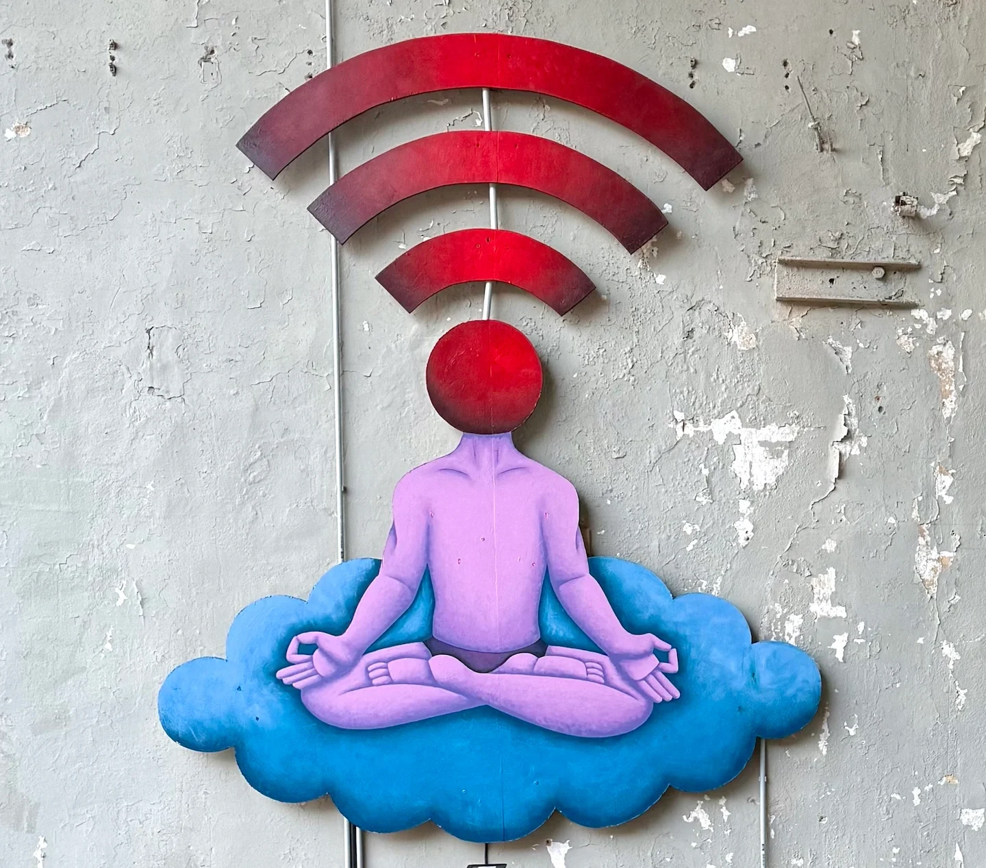 Street art mural installation by DADARA for the Walls That Matter project, curated and produced by Because Art Matters gallery in Marvila, Lisbon.