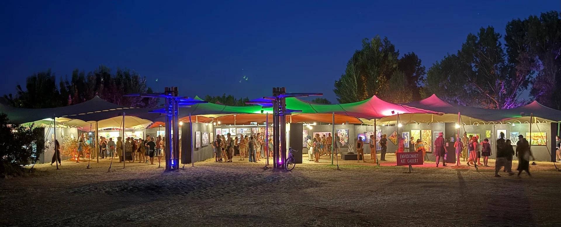 Project banner for the 2025 edition of the Envisionary Art Gallery, a psychedelic and contemporary art exhibition at Boom Festival, curated and produced by Gonçalo Magalhães, the founder of Because Art Matters. Link to project.
