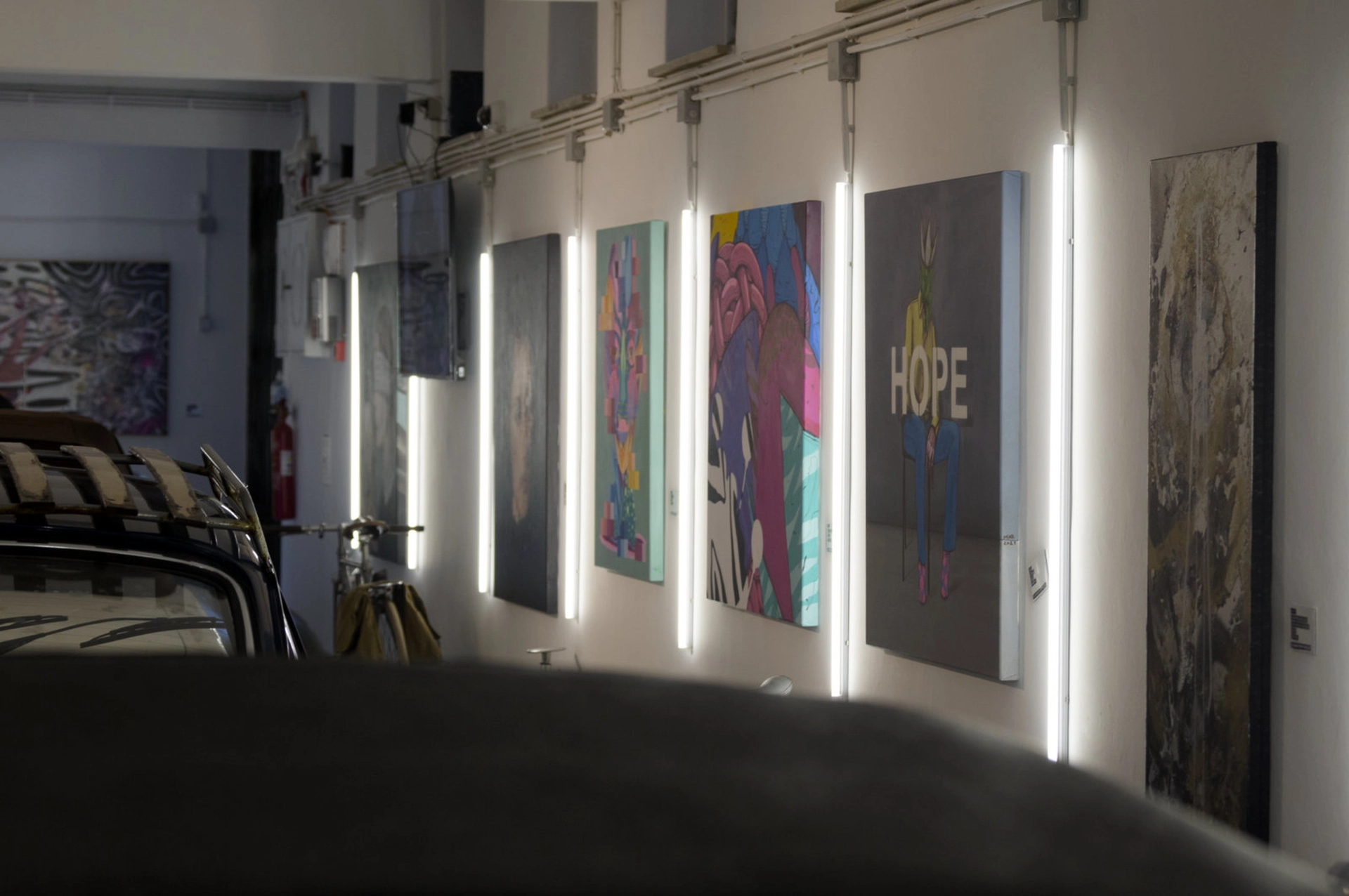 Official promotional banner for the BAM Private Showcase collective art show curated and produced by Because Art Matters. Link to exhibition page.