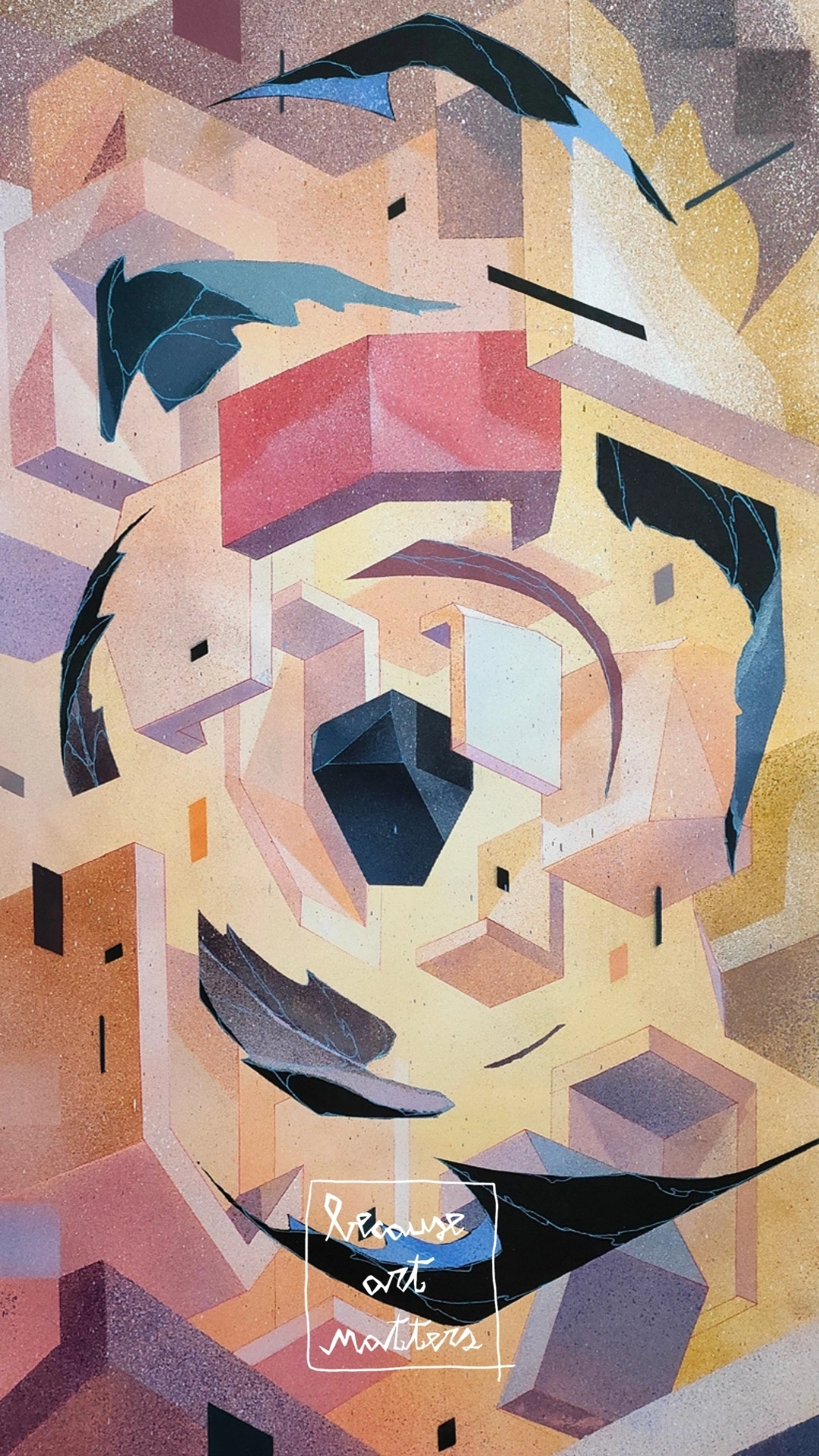 Link to artist profile of Etnik at Because Art Matters.