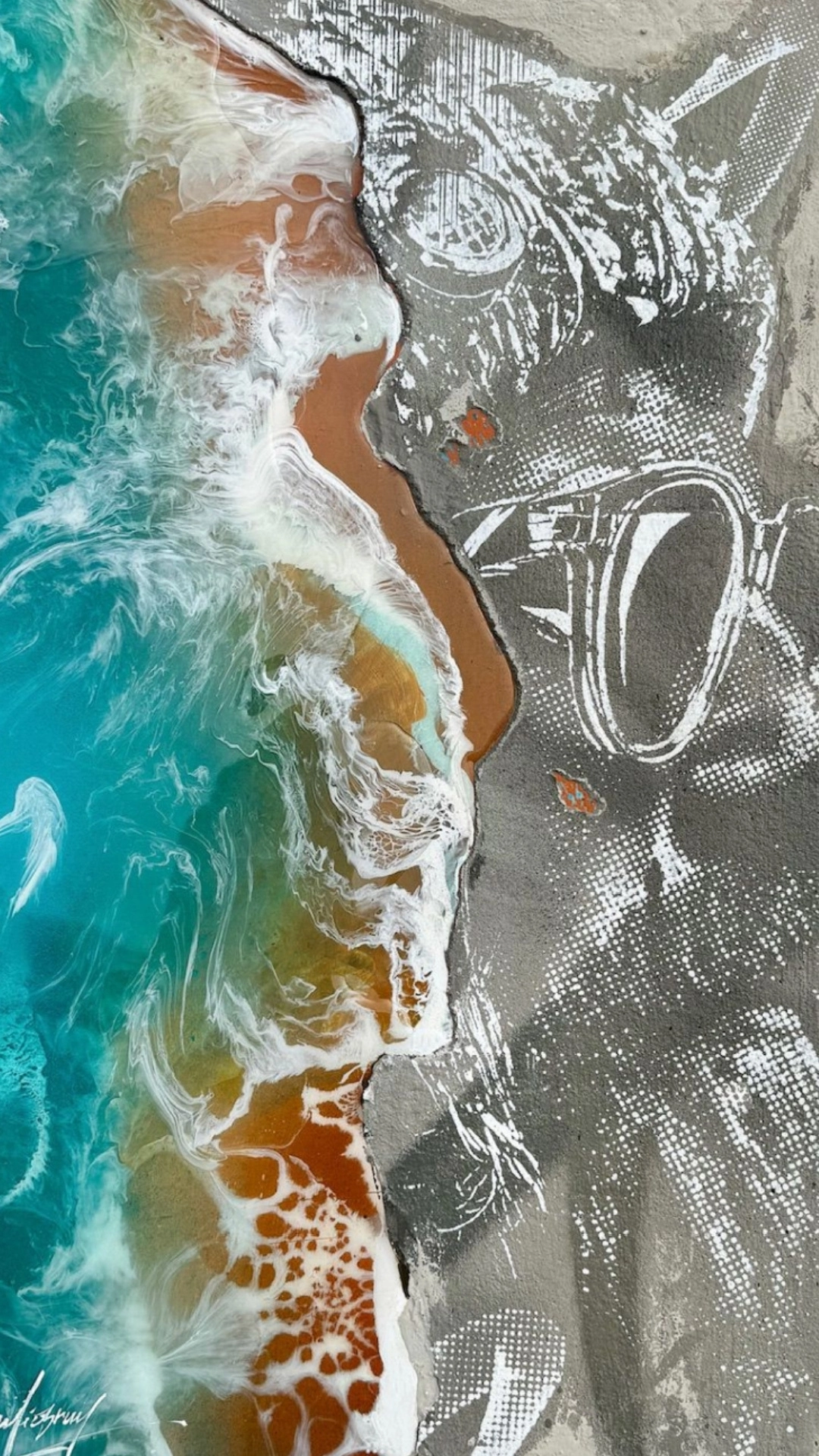 Link to artist profile of Helio Bray at Because Art Matters.