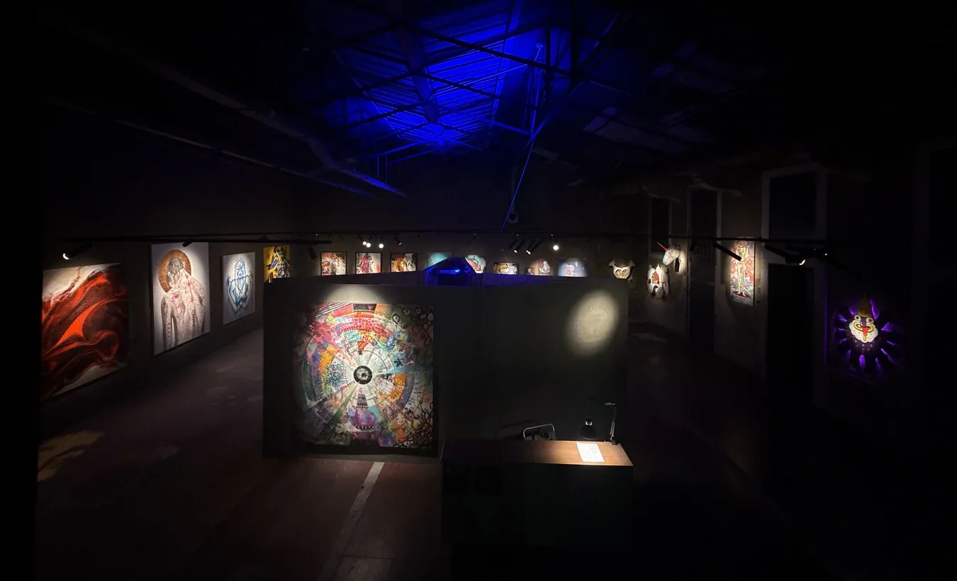 Visual of "INVICTUS" collective art show Porto, Portugal curated and produced by Because Art Matters