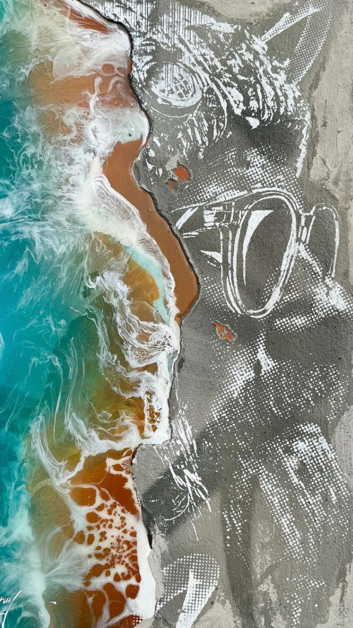 Link to artist profile of Helio Bray at Because Art Matters.